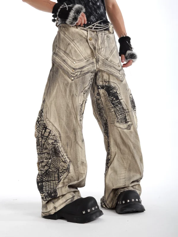 MSMANSON Apocalypse Baggy Jeans